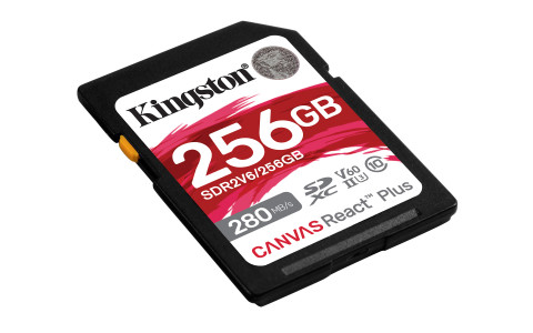KINGSTON microSDXC Canvas 256GB React Plus UHS-II 280R/150W U3 V60 for Full HD/4K - Galeria zdjęcie 2