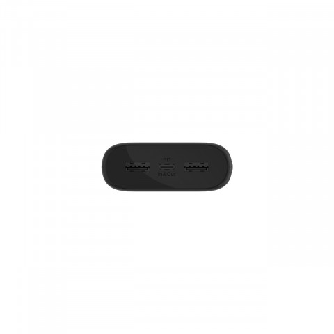 Powerbank Belkin BoostCharge 3-Port Compact Power Bank 20K with PD 20W 2xUSB-A + 1xUSB-C 20000mAh 20W Black - Galeria zdjęcie 3