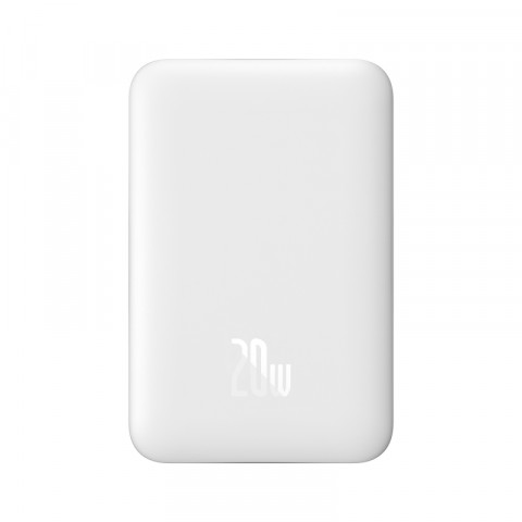 Powerbank Baseus Magnetic Mini Air Wireless 10000mAh 20W+kabel USB C-USB C (biały) - Galeria zdjęcie 1