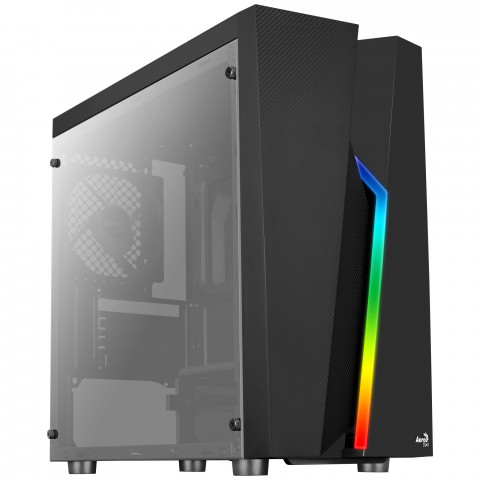 OBUDOWA AEROCOOL PGS BOLT MINI BLACK RGB - Galeria zdjęcie 1