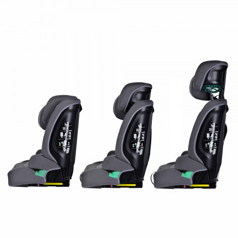 Kinderkraft fotel SAFETY FIX 2 i-Size 9-36kg Szary 5VAT - Galeria zdjęcie 8