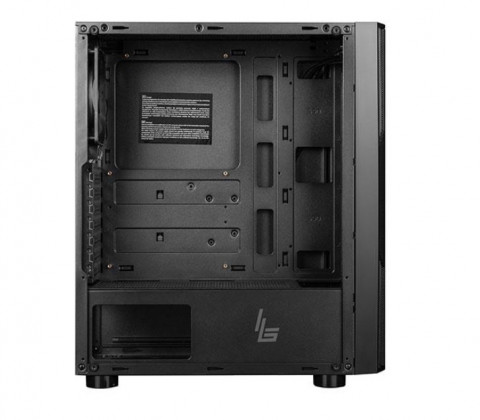 OBUDOWA LOGIC AGIR MESH+GLASS USB 3.0 BLACK BEZ ZAS - Galeria zdjęcie 4