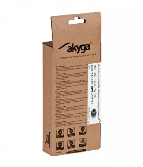 Akyga zasilacz samochodow 19.5v/3.34a 65w ak-nd-33 ak-nd-33 - Galeria zdjęcie 3
