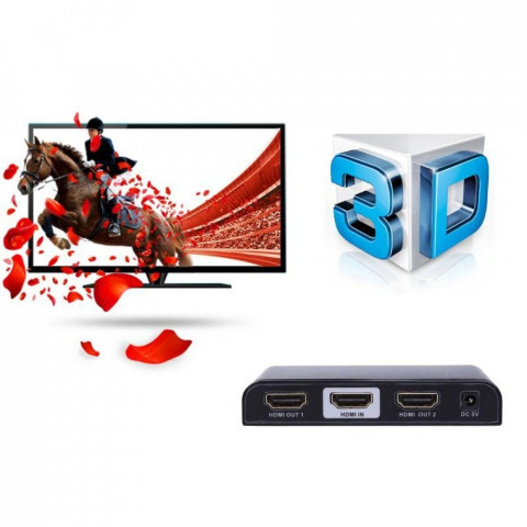 TECHLY SPLITTER AV HDMI 2.0 1/2 ULTRA HD 4KX2K 3D - Galeria zdjęcie 6
