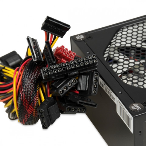 Zasilacz IBOX AURORA 500W 14 CM FAN ZIA500W14CMBOX - Galeria zdjęcie 6