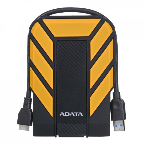 Dysk zewnętrzny HDD ADATA HD710 PRO AHD710P-2TU31-CYL (2TB; 2.5"; USB 3.2; żółty) - Galeria zdjęcie 1