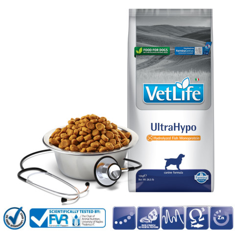FARMINA Vet Life UltraHypo - sucha karma dla psa - 12kg - Galeria zdjęcie 2