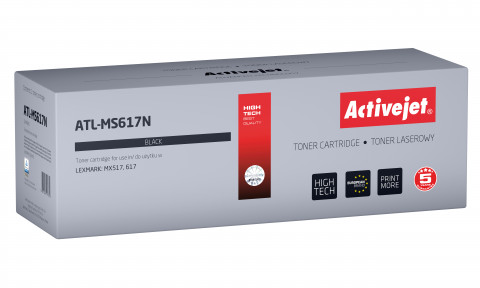 Activejet ATL-MS617N Toner do drukarek Lexmark; Zamiennik Lexmark 51B2X00; Supreme; 20000 stron; czarny) - Galeria zdjęcie 1