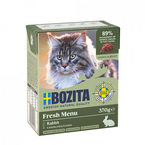 BOZITA Królik w galaretce - mokra karma dla kota - 2x370g + GRATIS - Galeria zdjęcie 5