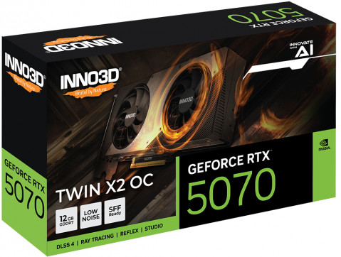 Karta graf. INNO3D GeForce RTX 5070 TWIN X2 OC 12GB - Galeria zdjęcie 2
