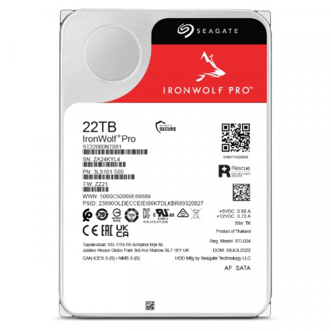 Dysk twardy HDD Seagate IronWolf Pro 22TB 3,5" SATA ST22000NT001 - Galeria zdjęcie 4
