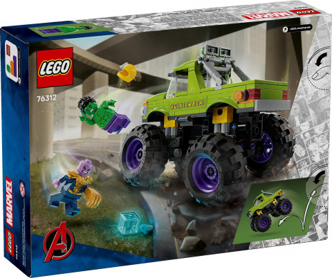 LEGO Marvel Super Heroes 76312 Monster truck Hulka kontra Thanos - Galeria zdjęcie 2