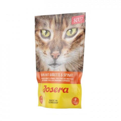 JOSERA Zupa kurczak z marchwią i szpinakiem - mokra karma dla kota - 70 g - Galeria zdjęcie 1