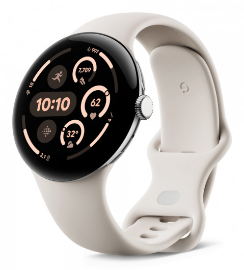 Google Pixel Watch 3 LTE 45mm Silver Porcelain - Galeria zdjęcie 1