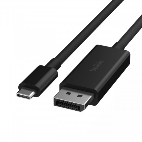 Kabel Belkin Connect USB-C to DisplayPort 1.4 Cable 2m Black - Galeria zdjęcie 4