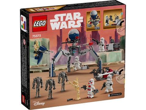 LEGO Star Wars 75372 Zestaw bitewny z żołnierzem armii klonów™ i droidem bojowym™ - Galeria zdjęcie 2