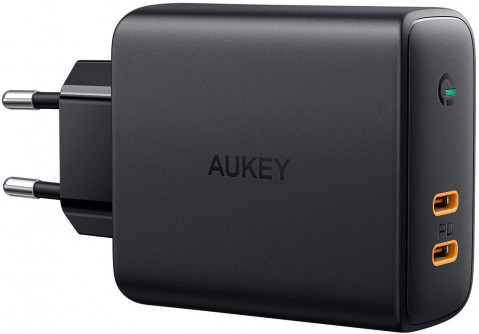 AUEKY PA-D5 ŁADOWARKA SIECIOWA 63W 2XUSB PD 3.0 - Galeria zdjęcie 1