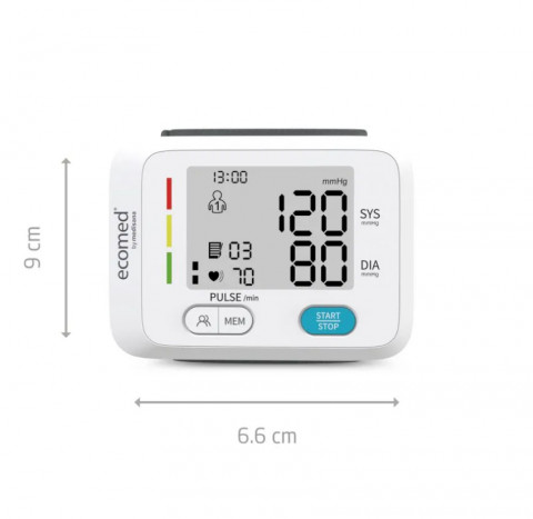 Ciśnieniomierz nadgarstkowy Ecomed by Medisana BW-83E - Galeria zdjęcie 2
