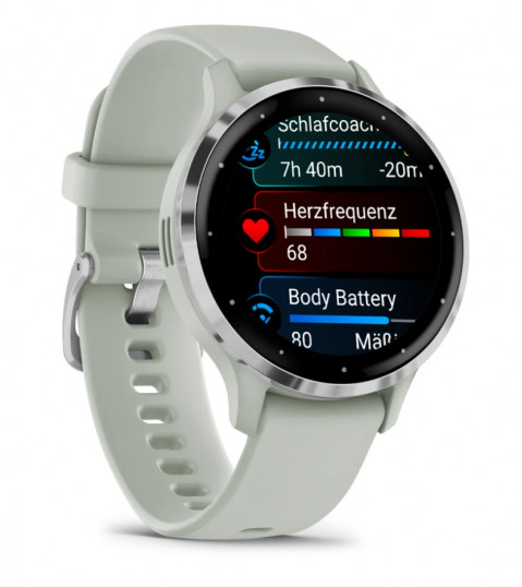 Zegarek Garmin Venu 3S 41mm Srebrny - Galeria zdjęcie 3