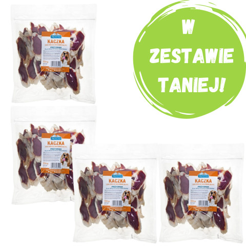 PETITTO Ucho królicze nadziewane kaczką - przysmak dla psa - 4x500g - Galeria zdjęcie 1