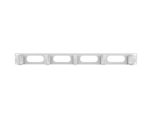 Lanberg organizer kabli 19" (1u, typ b, szary) ak-1205-s - Galeria zdjęcie 2