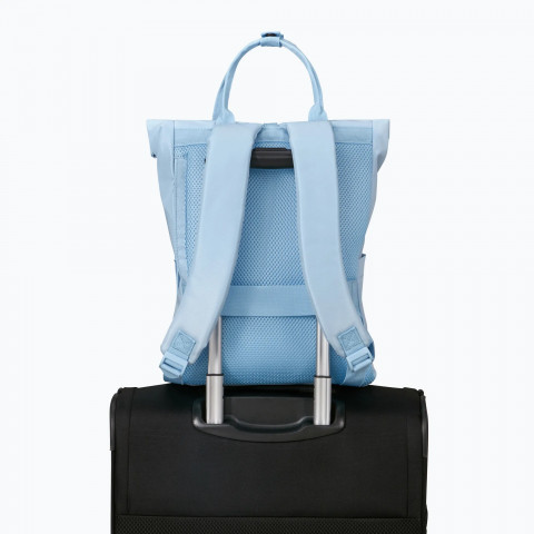American Tourister Urban Groove Pastels Roll Top Backpack Pastel Blue - Galeria zdjęcie 5