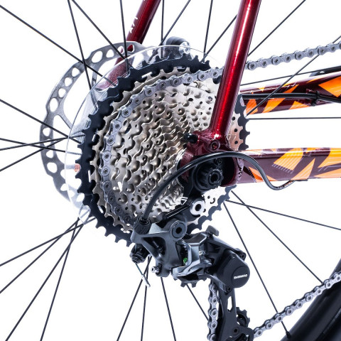 Rower gravel VAAST 700C APEX GRX 52cm S Gloss Berry Red - Galeria zdjęcie 9