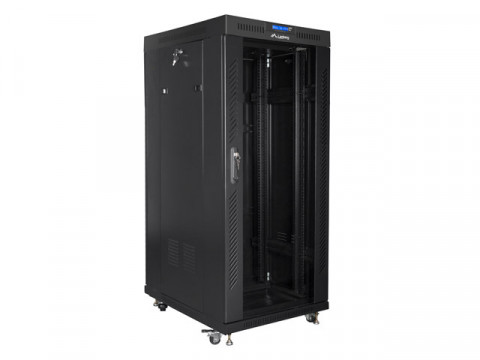 LANBERG SZAFA STOJĄCA RACK 19" 27U 600X600 CZARNA - Galeria zdjęcie 2