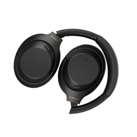 Słuchawki bezprzewodowe Sony WH1000XM4 czarne - Galeria zdjęcie 4
