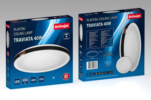 Plafon LED Activejet AJE-TRAVIATA 40W - Galeria zdjęcie 5