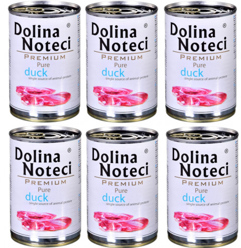 DOLINA NOTECI Premium Pure bogata w kaczkę - mokra karma dla psa - 6x400g - Galeria zdjęcie 1