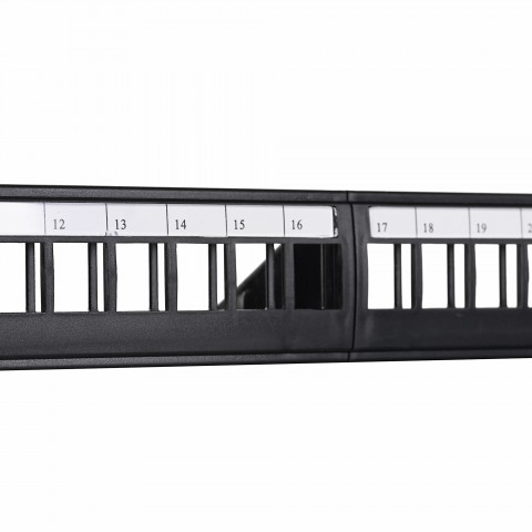 LANBERG PATCH PANEL PUSTY 19" 24PORT 1U Z ORG. - Galeria zdjęcie 7