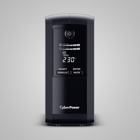 Zasilacz awaryjny UPS CyberPower VP700ELCD-FR - Galeria zdjęcie 2