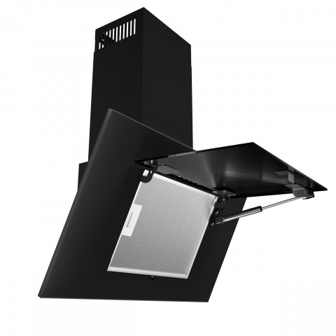 Okap AKPO WK-4 NERO 2.0 60 CZARNY T300 Liniowy LED/Siłownik - Galeria zdjęcie 6