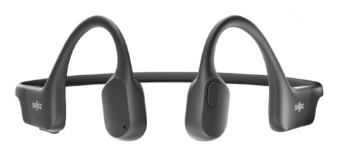 Słuchawki bezprzewodowe kostne Shokz OpenRun Mini USB-C czarne - Galeria zdjęcie 3