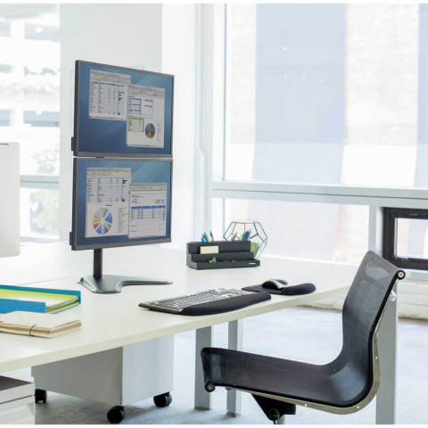 Fellowes Ergonomia wolnostojące ramię na 2 monitory - pionowe Seasa - dawne Professional Series™ - Galeria zdjęcie 7