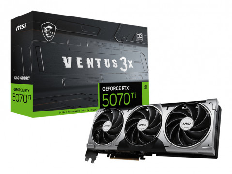 Karta graf. MSI RTX 5070 Ti 16G VENTUS 3X OC - Galeria zdjęcie 7