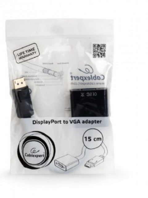 Adapter Gembird DisplayPort - VGA M-F - Galeria zdjęcie 2