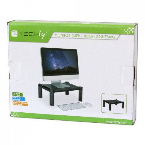 TECHLY STOLIK PODSTAWKA POD MONITOR Z REGULACJĄ WY - Galeria zdjęcie 2