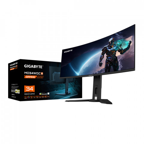 MONITOR GIGABYTE OLED 34" MO34WQC2 240Hz - Galeria zdjęcie 8