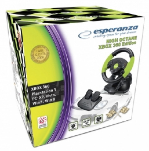 KIEROWNICA ESPERANZA WIBRACJE EG104 PC/PS3/XBOX 360 - Galeria zdjęcie 4