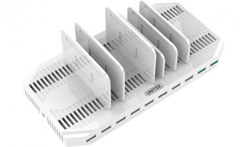 UNITEK STACJA ŁADUJĄCA 10X USB Z QC3.0, Y-2190A - Galeria zdjęcie 2