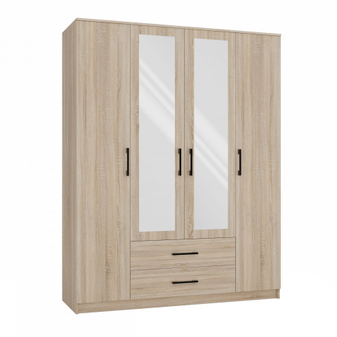 SZAFA ROMANA 160X205 SONOMA Z LUSTREM - Galeria zdjęcie 2