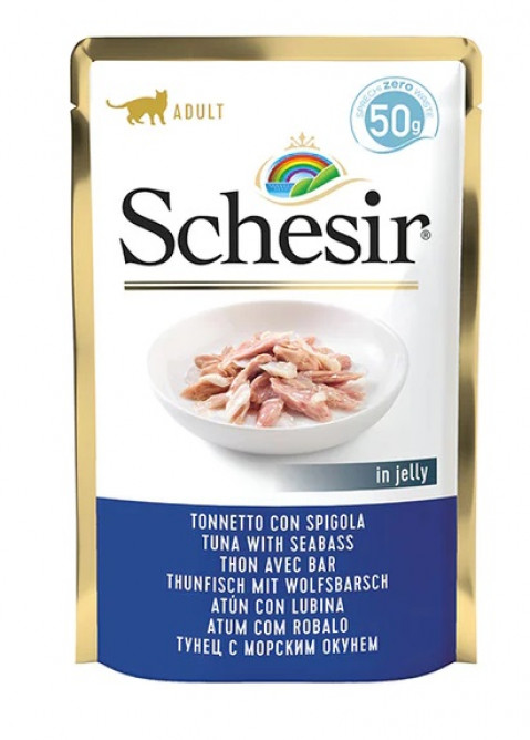 SCHESIR dla kotów Single Dish Tuńczyk z Bass 50g - Galeria zdjęcie 1
