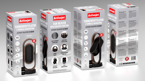Termowentylator z funkcją chłodzenia Activejet Selected 3D 1800W - Galeria zdjęcie 26