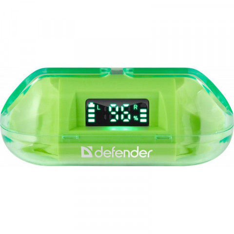 DEFENDER SŁUCHAWKI BLUETOOTH TWINS 916 ZIELONE - Galeria zdjęcie 11