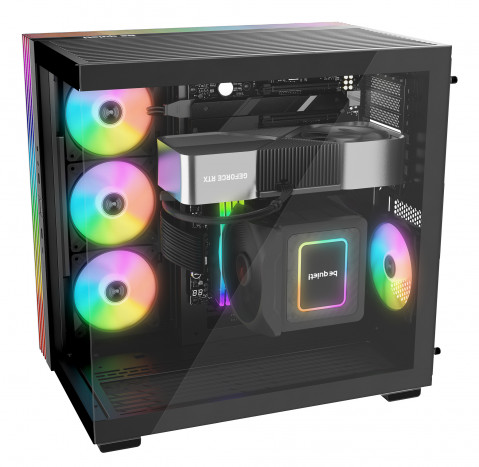 OBUDOWA BE QUIET! Light Base 600 LX Black - Galeria zdjęcie 5