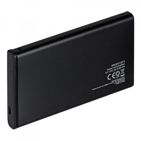 Obudowa Gembird 2.5" NA DYSK SATA USB 2.0 czarna aluminium EE2-U2S-5 - Galeria zdjęcie 3