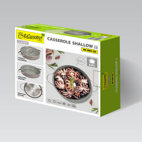 Garnek z pokrywką 28 cm 3,9L MAESTRO MR-4009-28S - Galeria zdjęcie 8