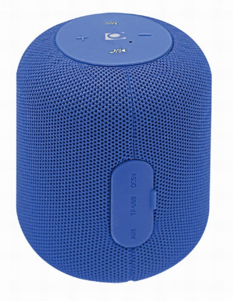 GEMBIRD PRZENOŚNY GŁOŚNIK BLUETOOTH NIEBIESKI - Galeria zdjęcie 1